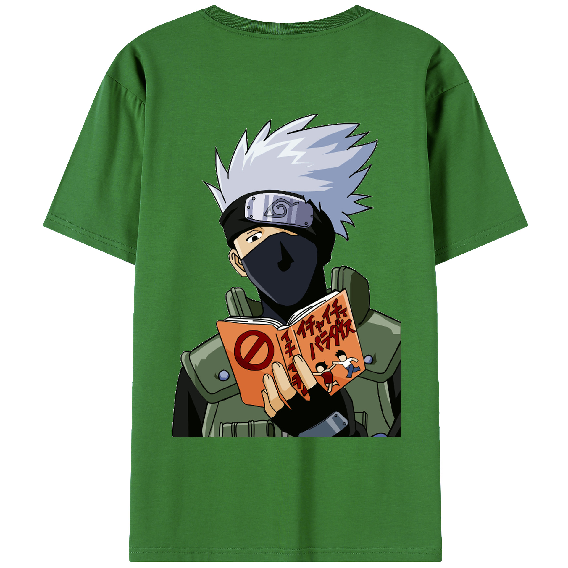 （画像用） NARUTO -ナルト- はたけ カカシ Hatake Kakashi レディース半袖Tシャツ(バックプリント)